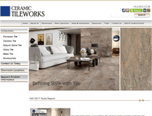Tablet Screenshot of ceramictileworksmn.com